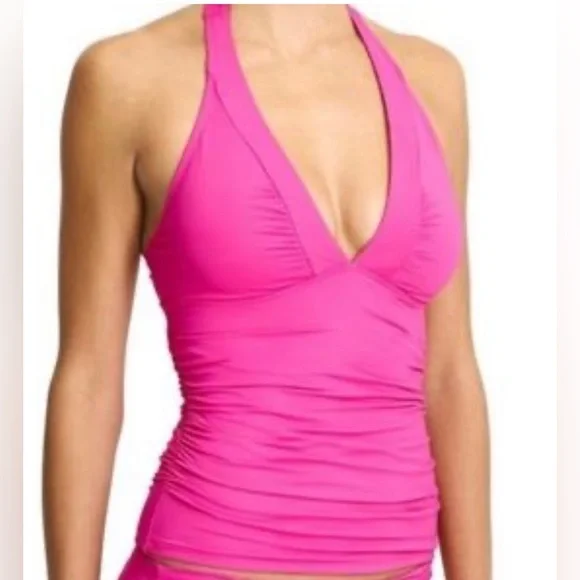 - ATHLETA pink tankini swim Top size: SMALL - Picture 4 of 6